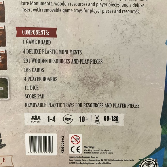 New! Martin Looij Monuments Game Deluxe Edition Keep Exploring Games Board - Picture 9 of 9